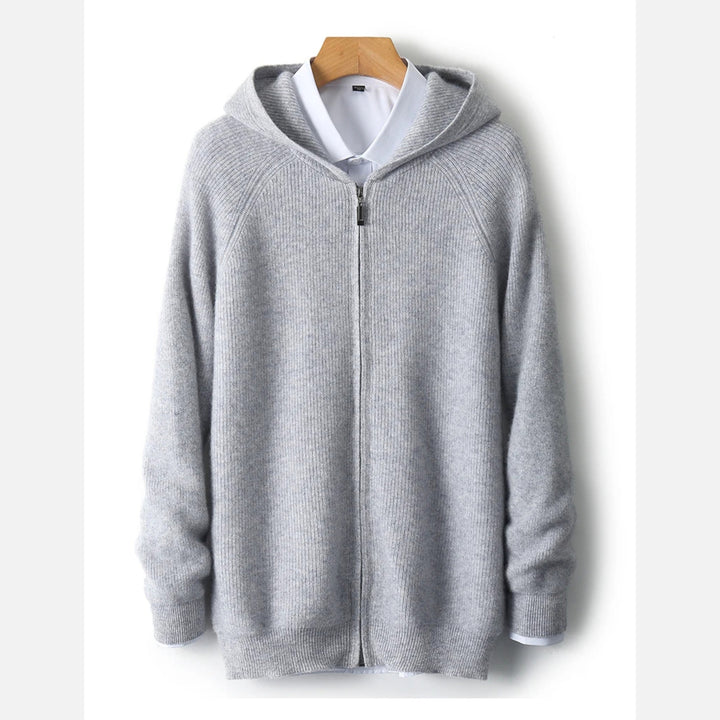 Lauvin | Men’s Zipped Hoodie – Heritage Merino Knitwear