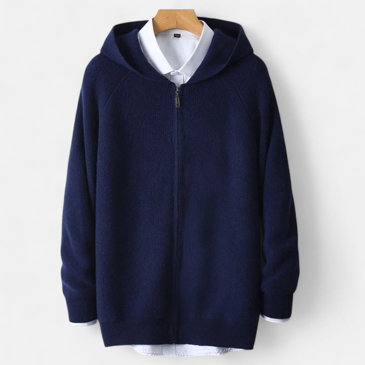 Lauvin | Men’s Zipped Hoodie – Heritage Merino Knitwear