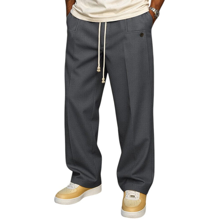 Charles | Casual Structured Design Relaxed Fit Pants
