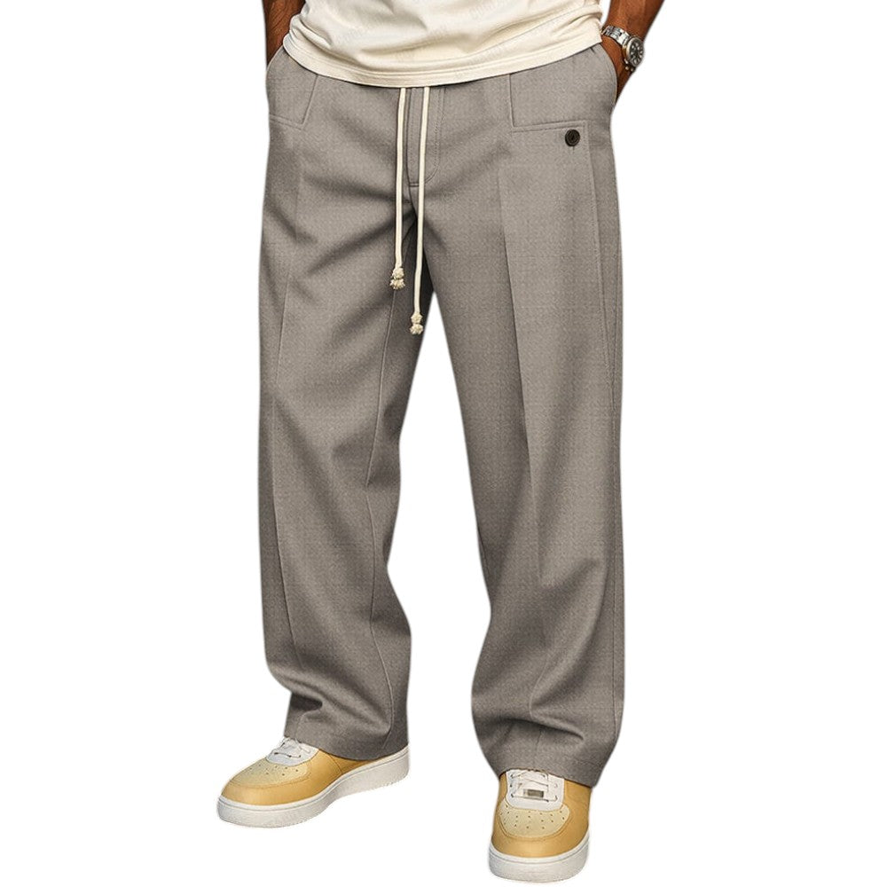 Charles | Casual Structured Design Relaxed Fit Pants