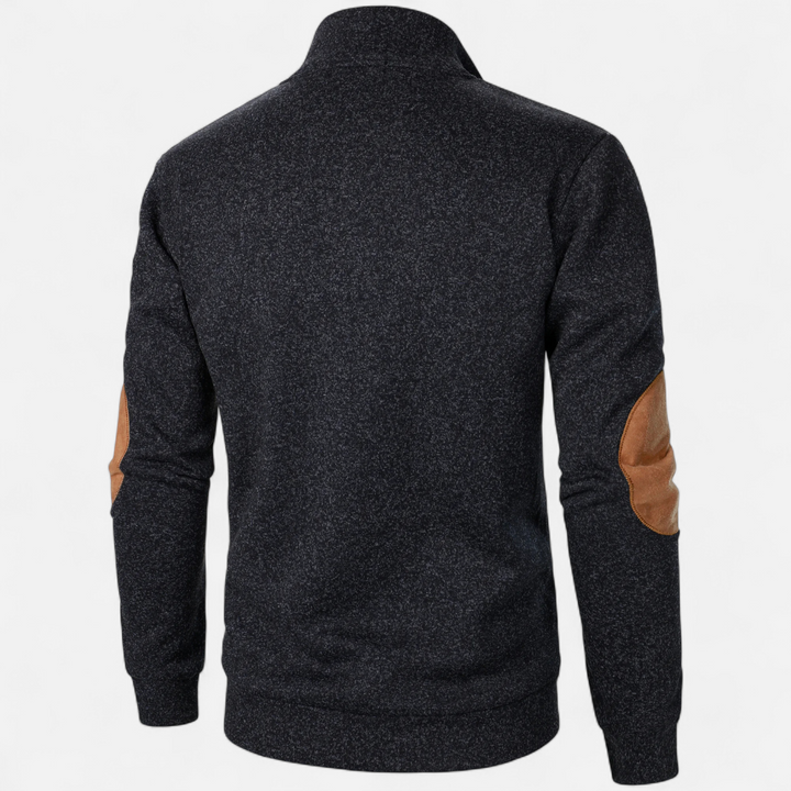 Lauvin | Men’s Knitted Sweater – Stand Collar Heritage Style