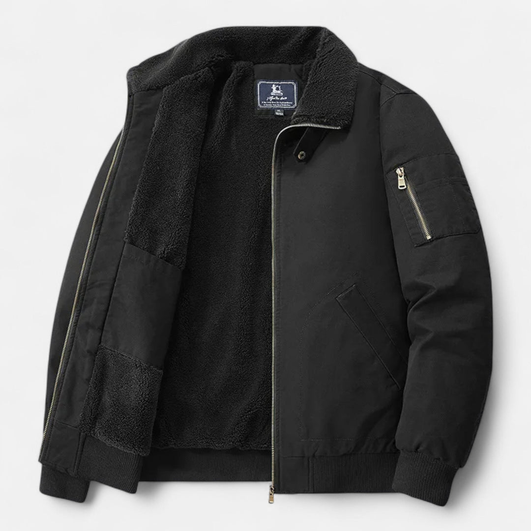 Lauvin | Men’s Casual Jacket – Refined Cotton & Lambswool Blend