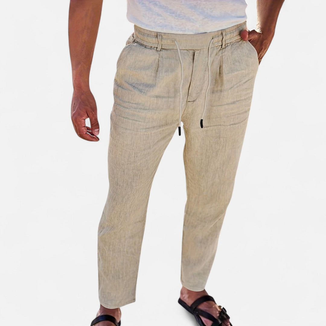 Lauvin | Men’s Linen Trousers – Heritage Lightweight Fit