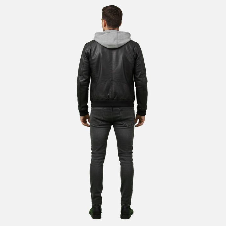 Lauvin | Men’s Bomber Jacket – Classic Hooded Streetwear