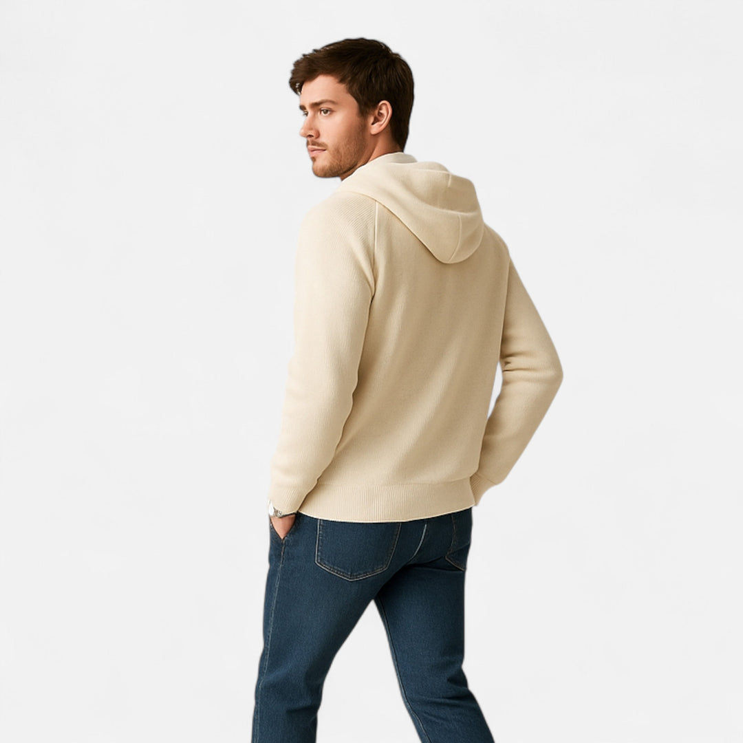 Lauvin | Men’s Zipped Hoodie – Heritage Merino Knitwear