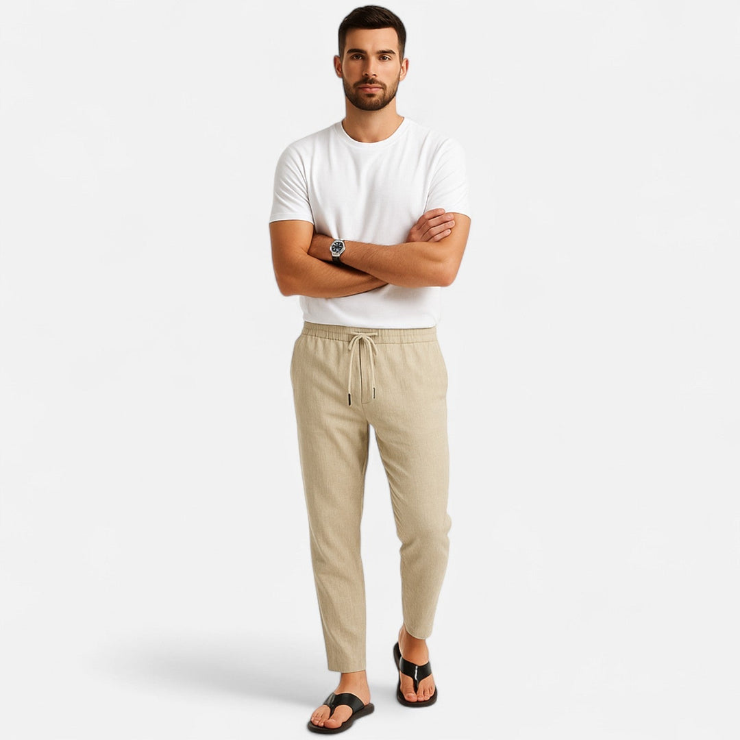 Lauvin | Men’s Linen Trousers – Heritage Lightweight Fit