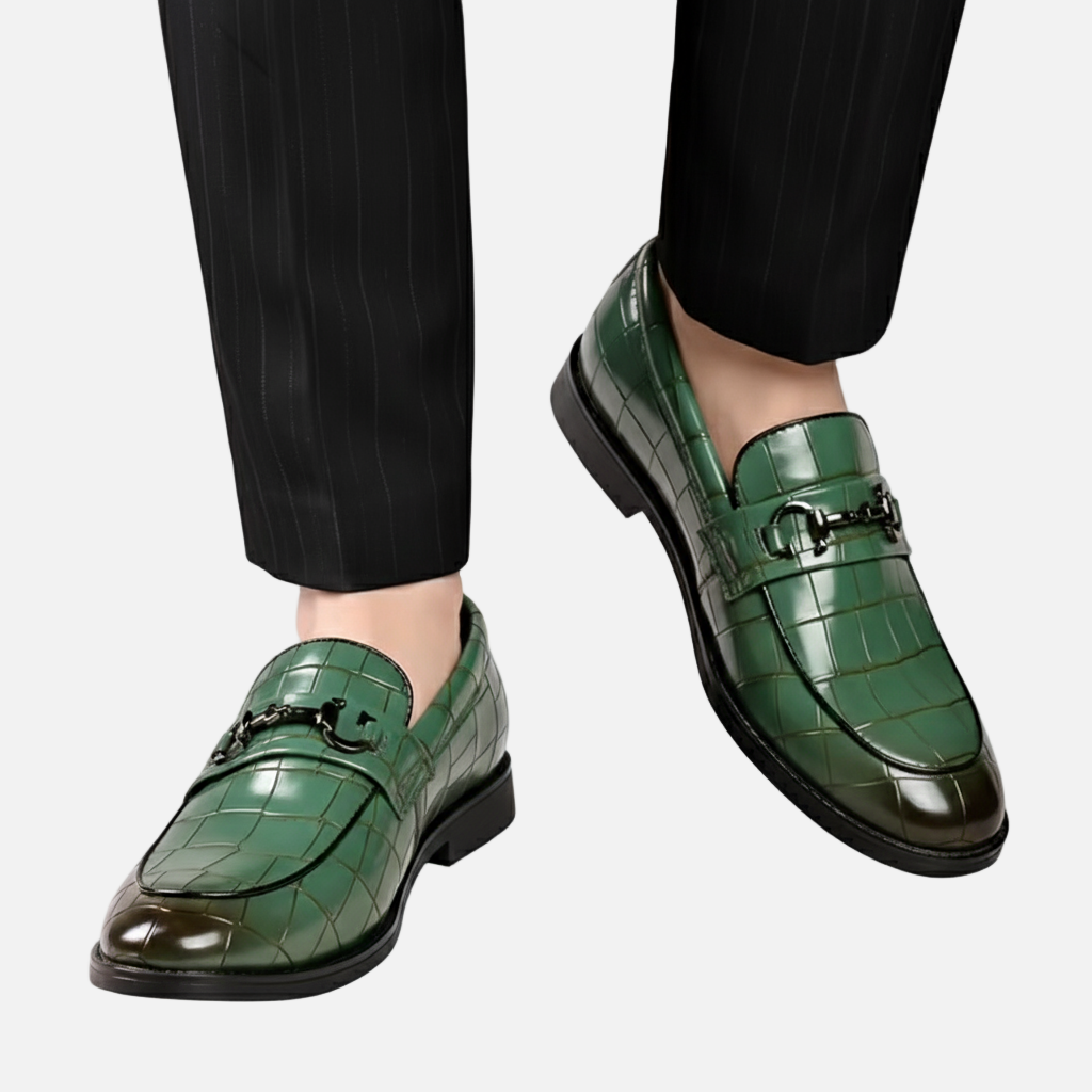 Lauvin | Men’s Penny Loafers – Round Toe Vintage Style