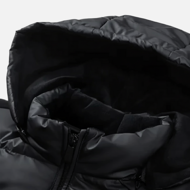 Lauvin | Men’s Quilted Hooded Jacket – Warm Puffer Coat