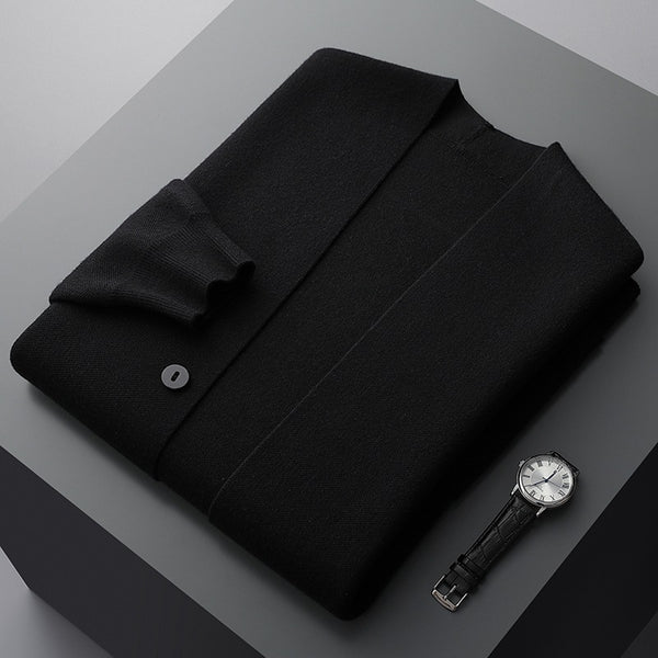 Emil | Merino Wool Cardigan With Pockets