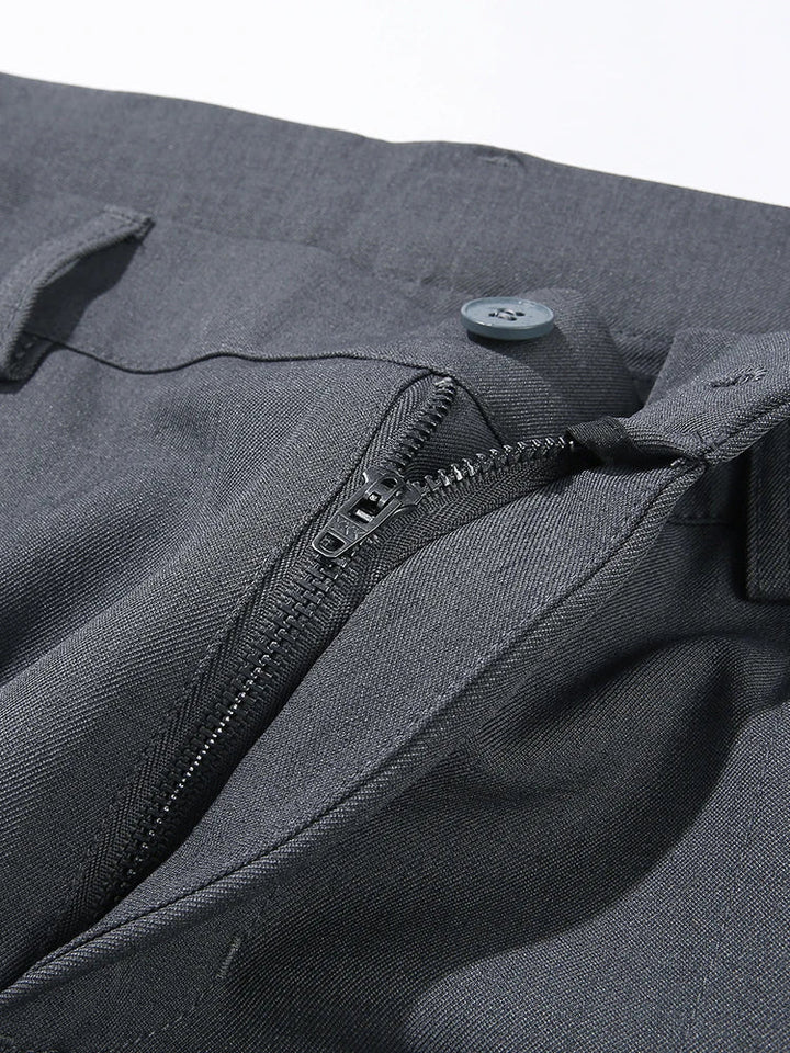 Phill | Straight Cut Pleated Pant