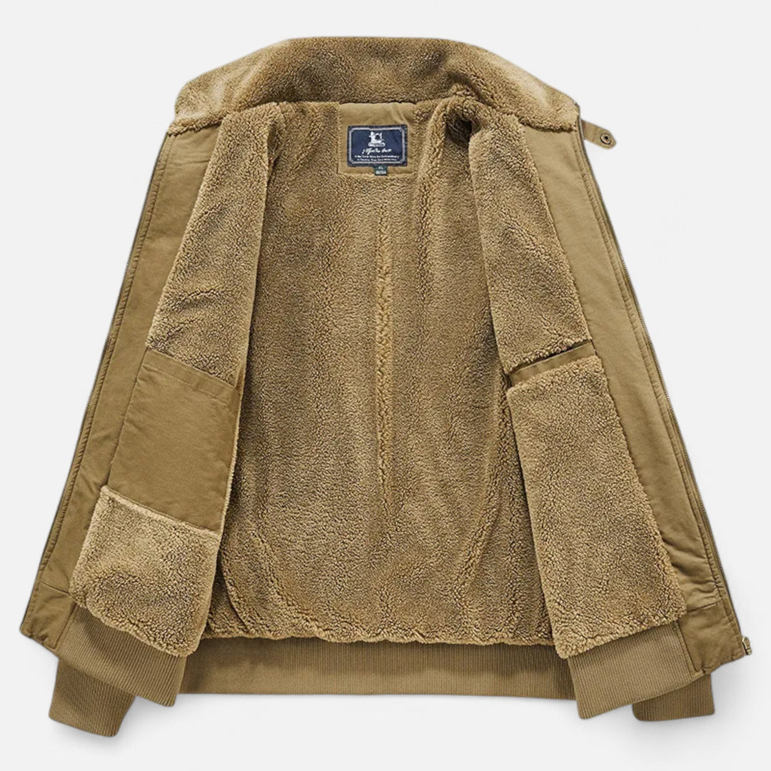 Lauvin | Men’s Casual Jacket – Refined Cotton & Lambswool Blend