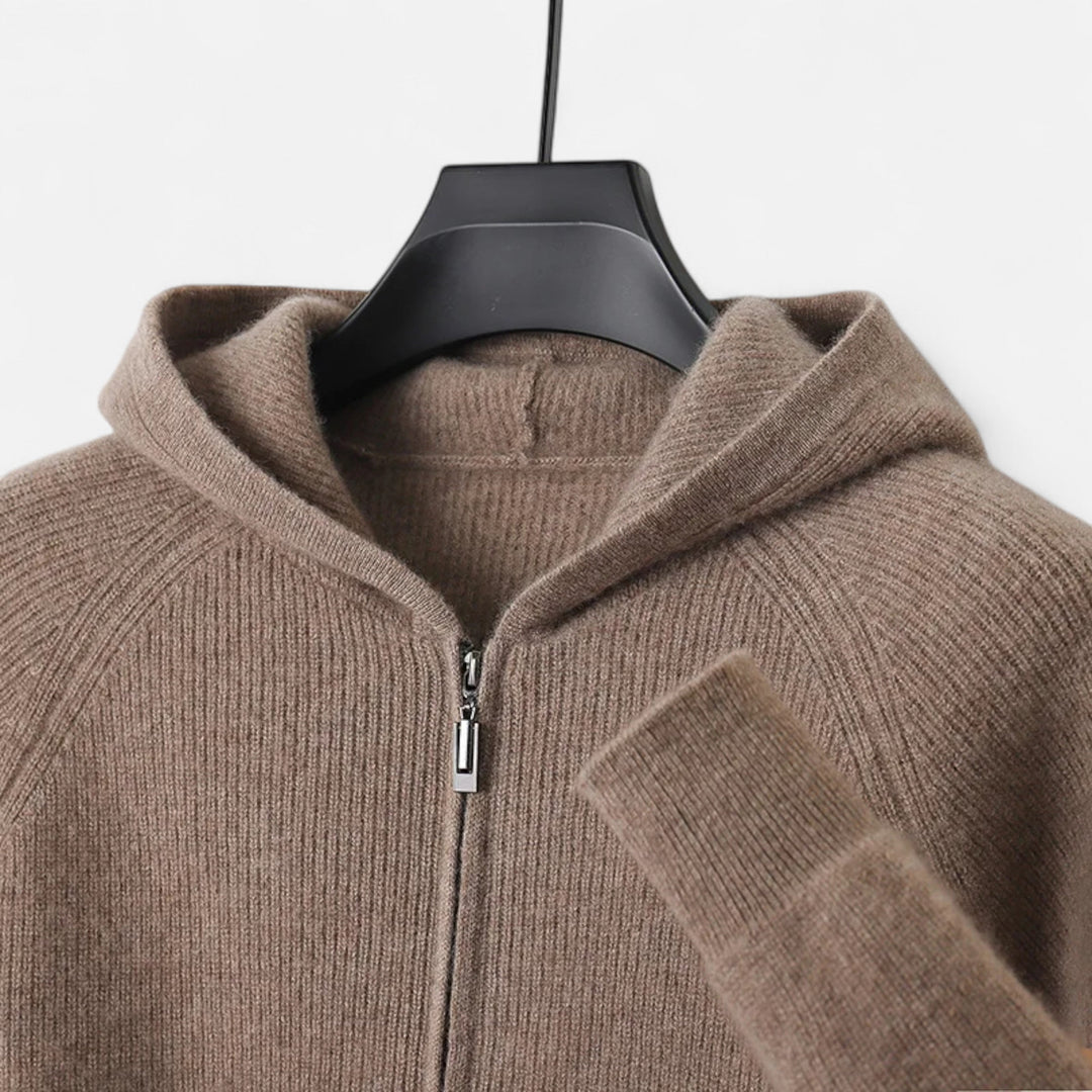 Lauvin | Men’s Zipped Hoodie – Heritage Merino Knitwear