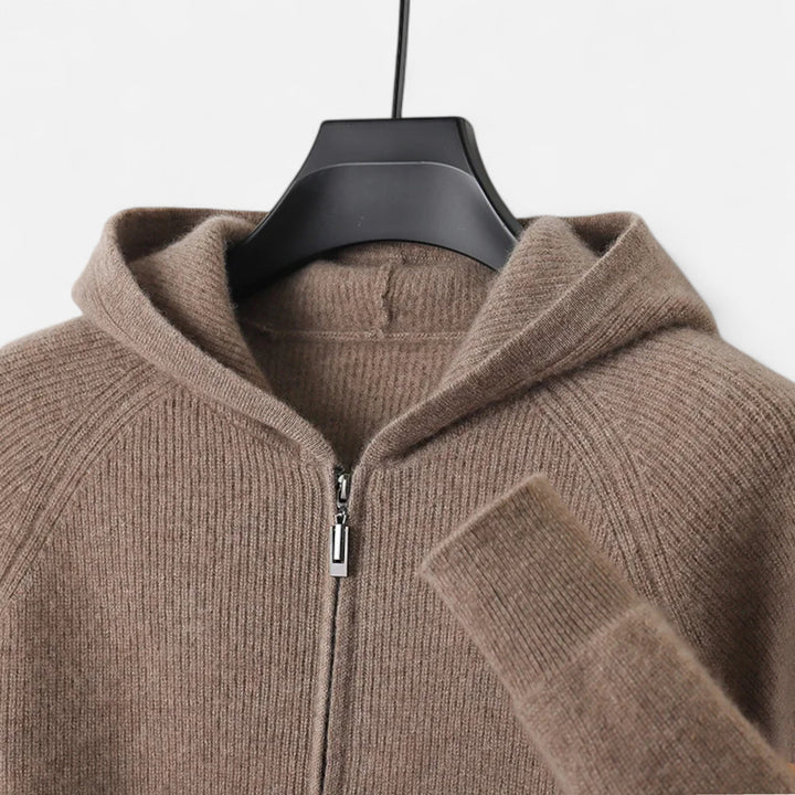 Lauvin | Men’s Zipped Hoodie – Heritage Merino Knitwear