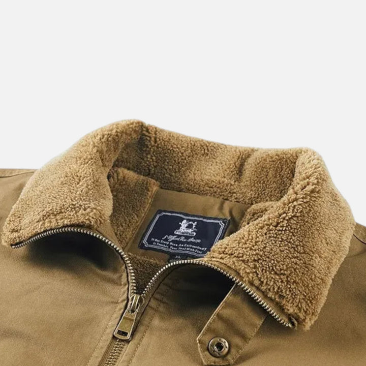 Lauvin | Men’s Casual Jacket – Refined Cotton & Lambswool Blend