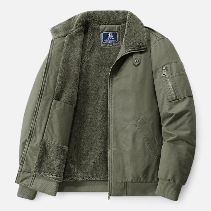 Lauvin | Men’s Casual Jacket – Refined Cotton & Lambswool Blend