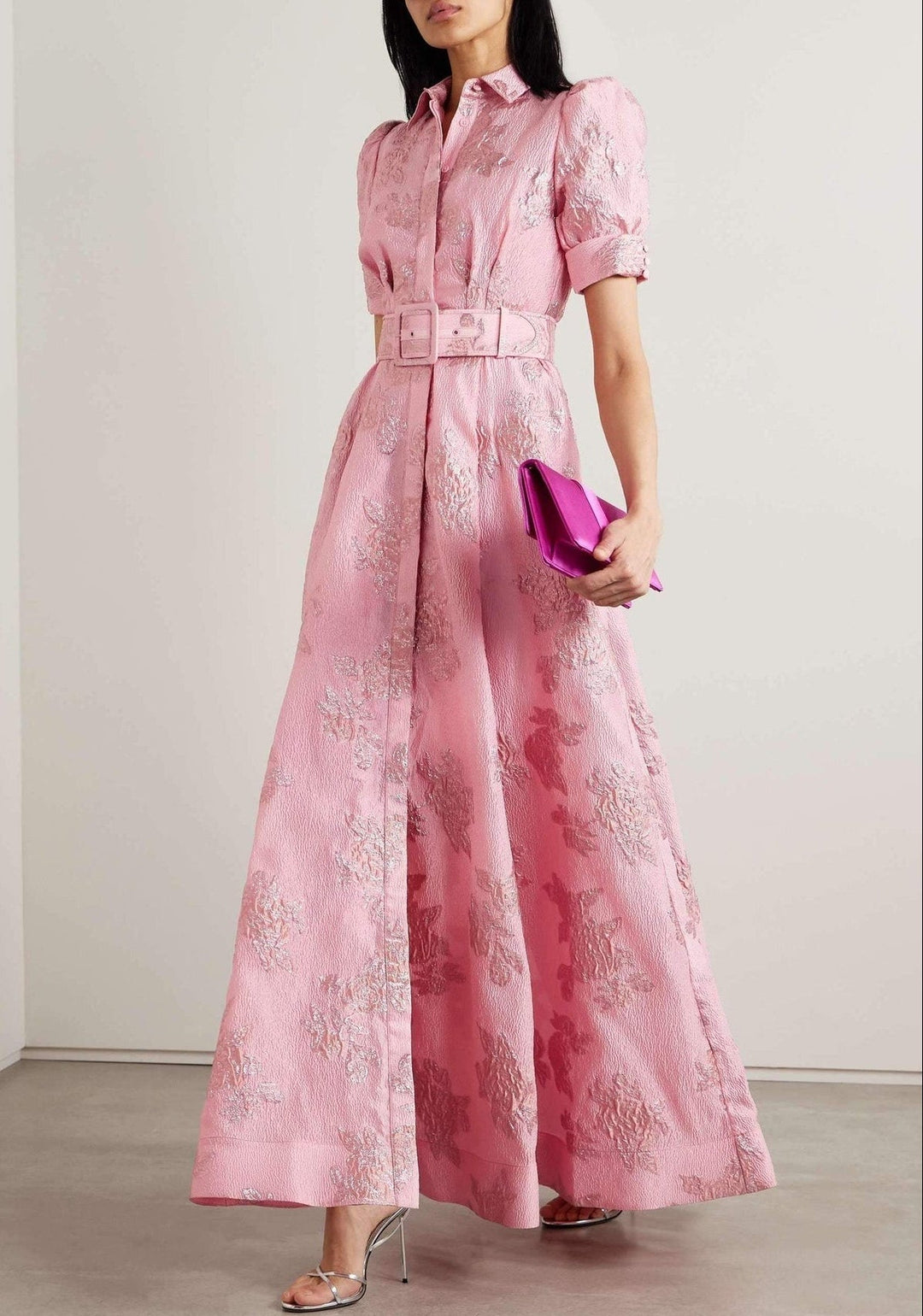 Aria™ | Short-sleeved puff-sleeve dress