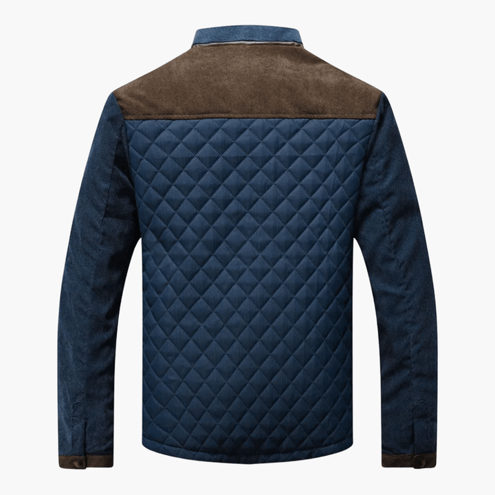 Laurent | Luxury Checkered Men's Coat