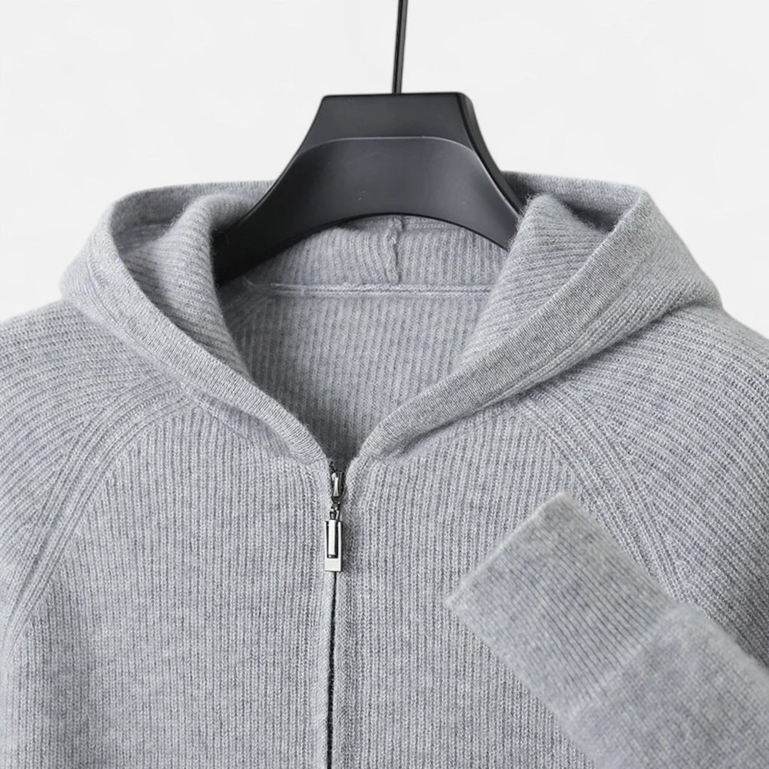 Lauvin | Men’s Zipped Hoodie – Heritage Merino Knitwear