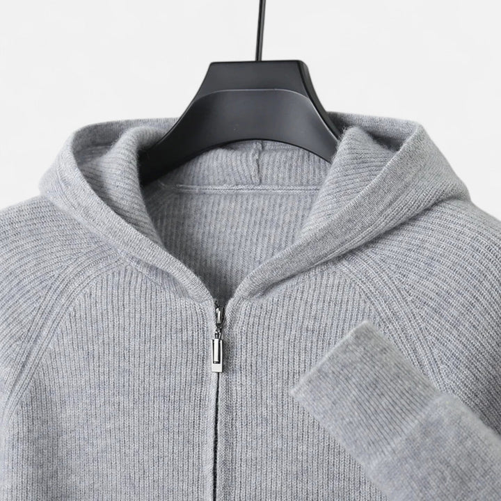 Lauvin | Men’s Zipped Hoodie – Heritage Merino Knitwear